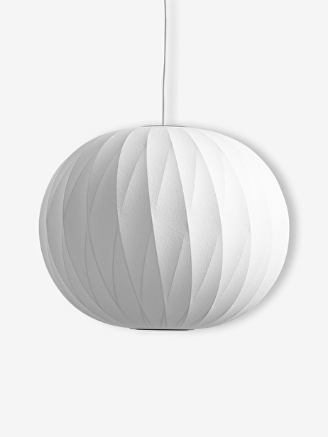 SUSPENSION BALL CRISSCROSS BUBBLE M GEORGE NELSON BLANC - HAY  Blanc , Maison Bensimon