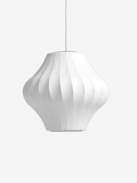 SUSPENSION PEAR CRISSCROSS BUBBLE S GEORGE NELSON BLANC - HAY  Blanc , Maison Bensimon