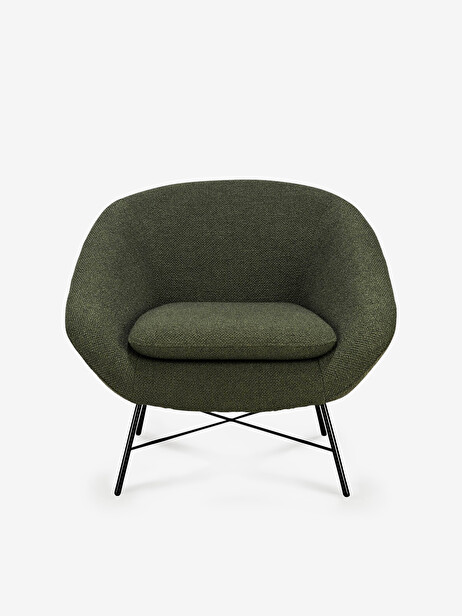 FAUTEUIL BARROW JACQUE DENEEF - ETHNICRAFT  Vert , Maison Bensimon