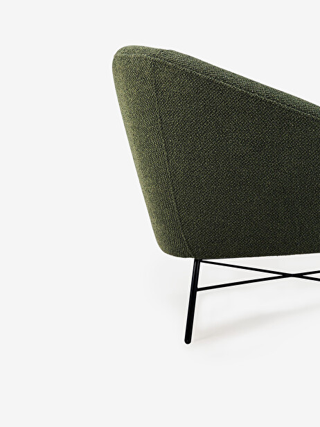 FAUTEUIL BARROW JACQUE DENEEF - ETHNICRAFT  Vert , Maison Bensimon
