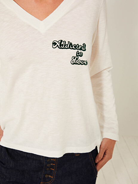 TEE SHIRT KARRY  Ecru , Prêt-à-porter Bensimon