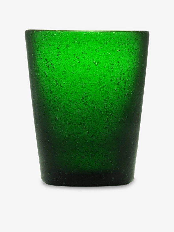 VERRE A EAU BUBBLE EMERAUDE - ZANI SERAFINO  Emeraude , Maison Bensimon