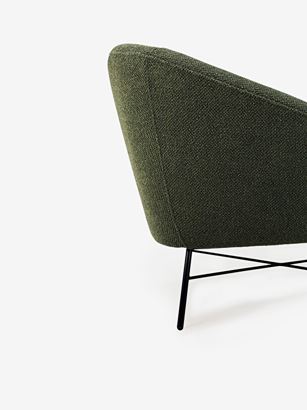 FAUTEUIL BARROW JACQUE DENEEF - ETHNICRAFT  Vert , Maison Bensimon