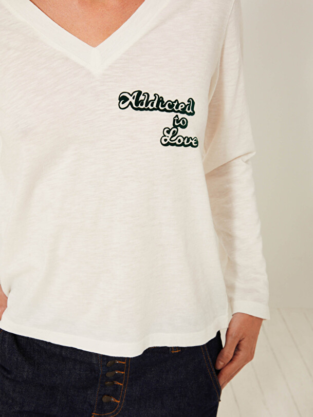 TEE SHIRT KARRY  Ecru , Pr&ecirc;t-&agrave;-porter Bensimon