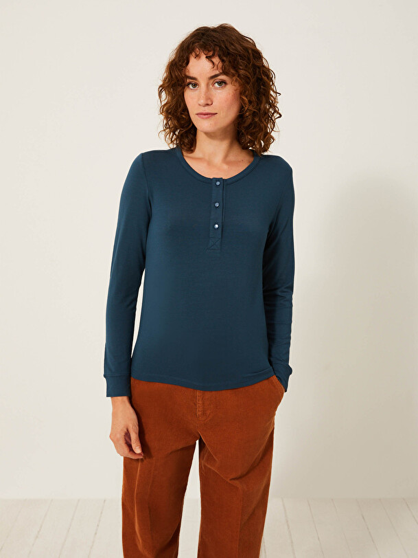 TEE SHIRT KANELLE  Cobalt , Pr&ecirc;t-&agrave;-porter Bensimon