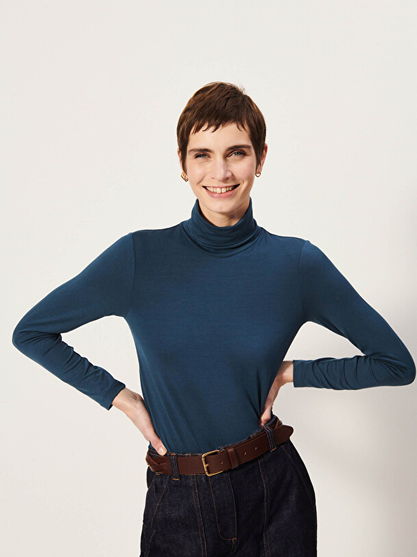 TEE SHIRT ELWIRE  Cobalt , Pr&ecirc;t-&agrave;-porter Bensimon