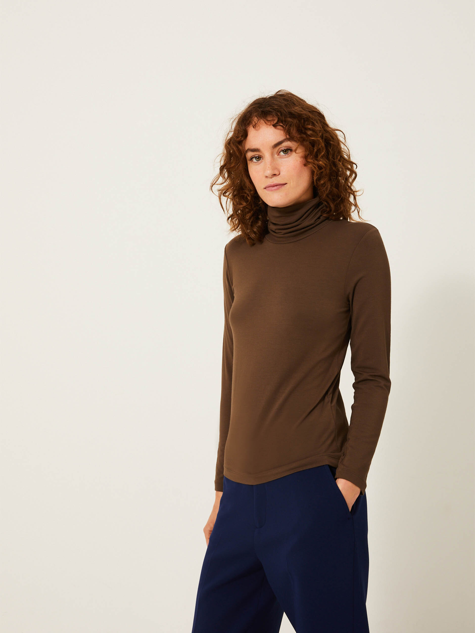 TEE SHIRT ELWIRE  Cachou , Pr&ecirc;t-&agrave;-porter Bensimon