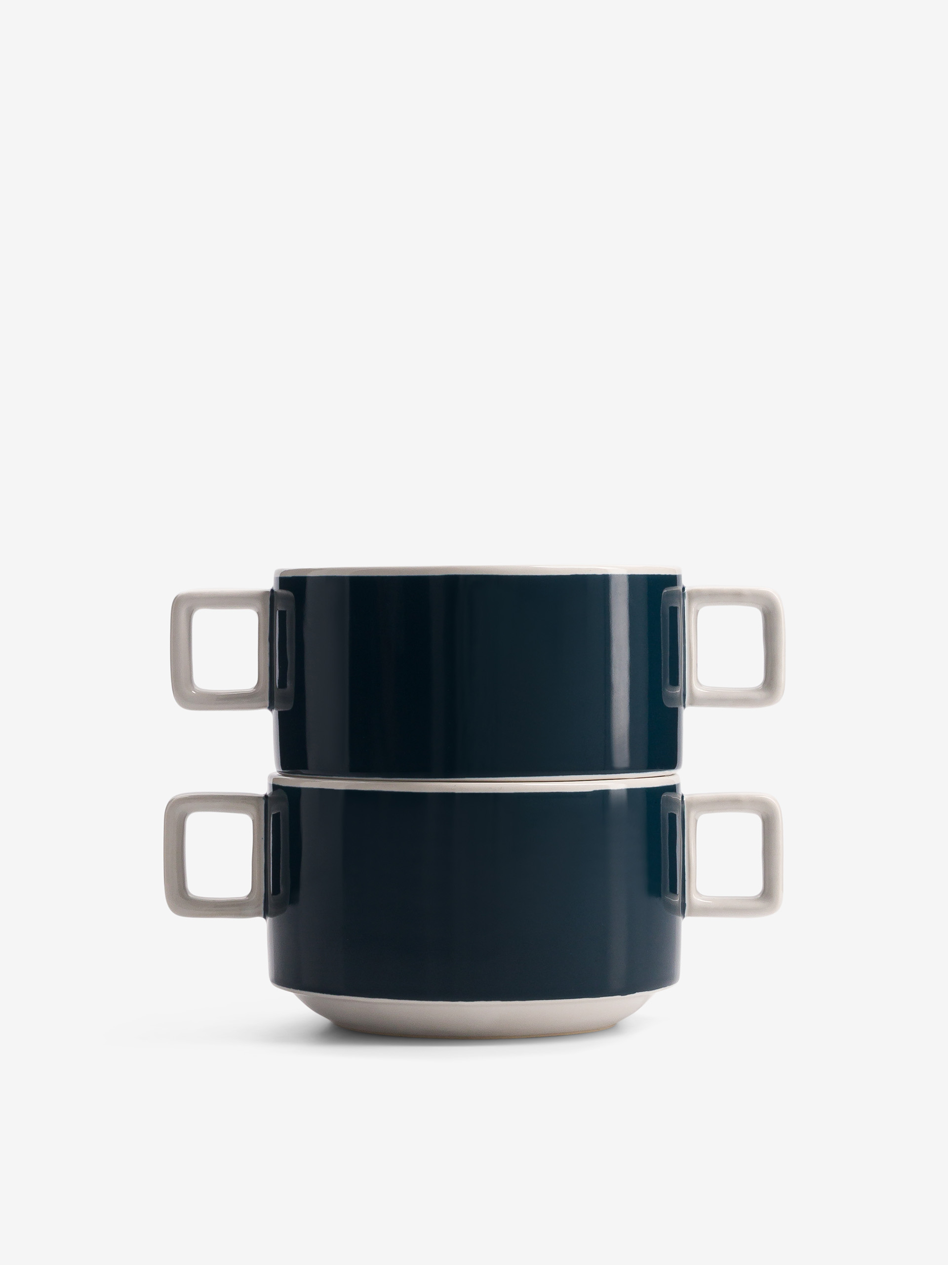 SET 2 TASSES BOWL GENERATION BLEU Bleu , Maison Bensimon