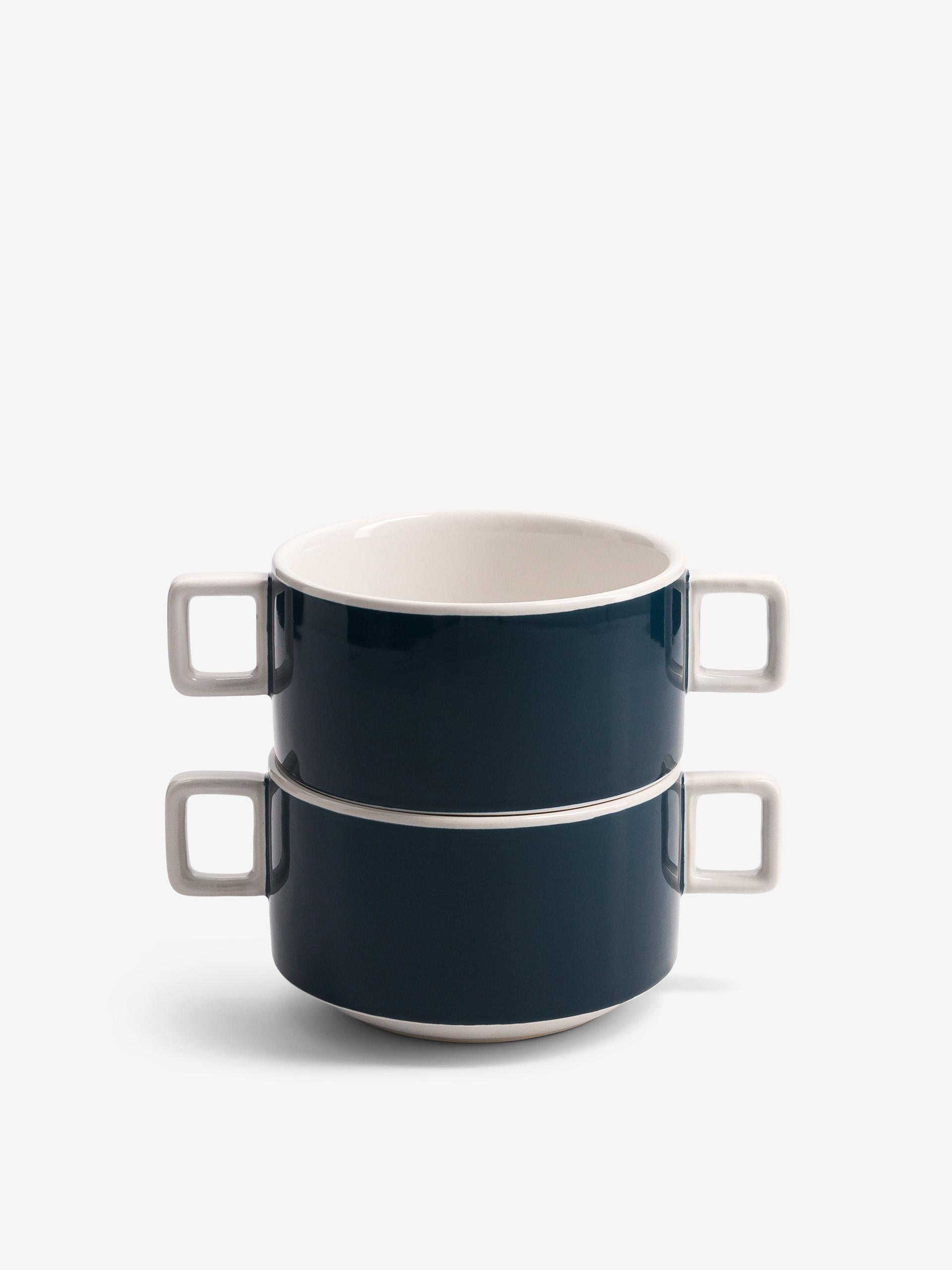 SET 2 TASSES BOWL GENERATION BLEU Bleu , Maison Bensimon