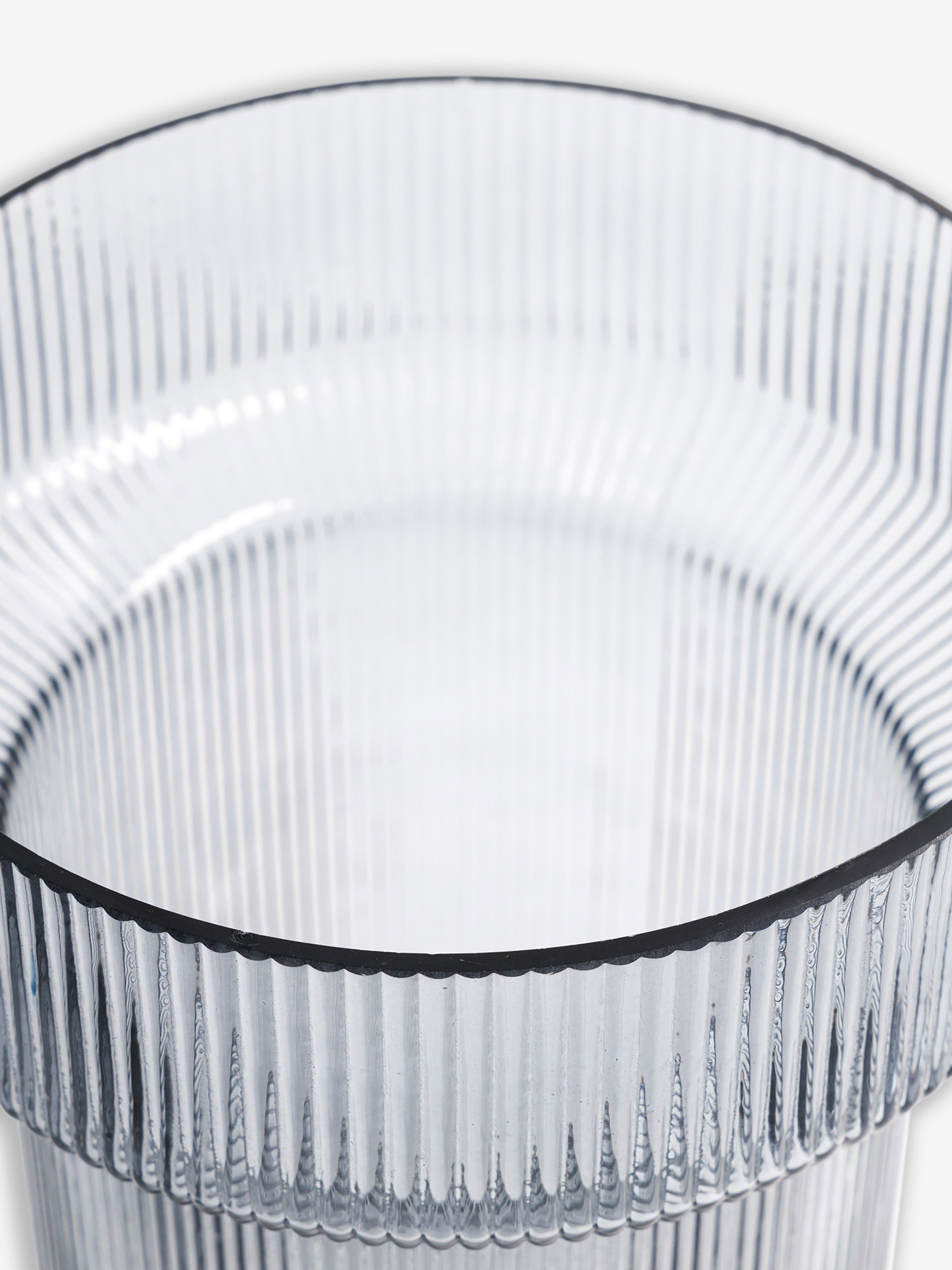 VASE STRIE GRIS XL  Gris , Maison Bensimon