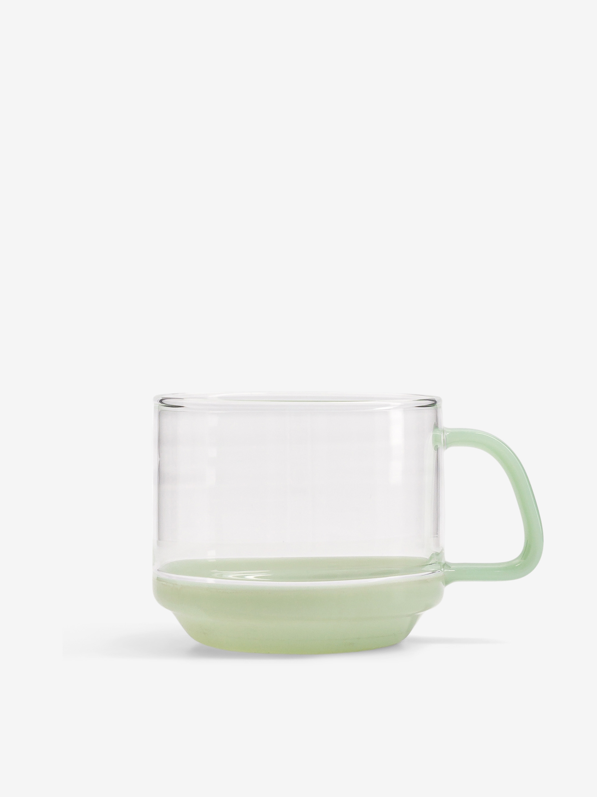 SET 2 TASSES MILKY JADE BOROSILICATE Jade , Maison Bensimon