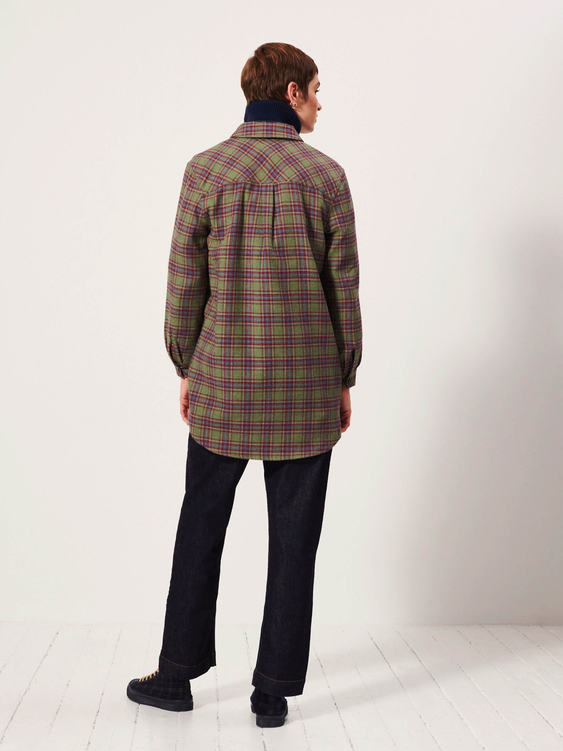CHEMISE JUANITA  Carreaux d'hiver , Pr&ecirc;t-&agrave;-porter Bensimon