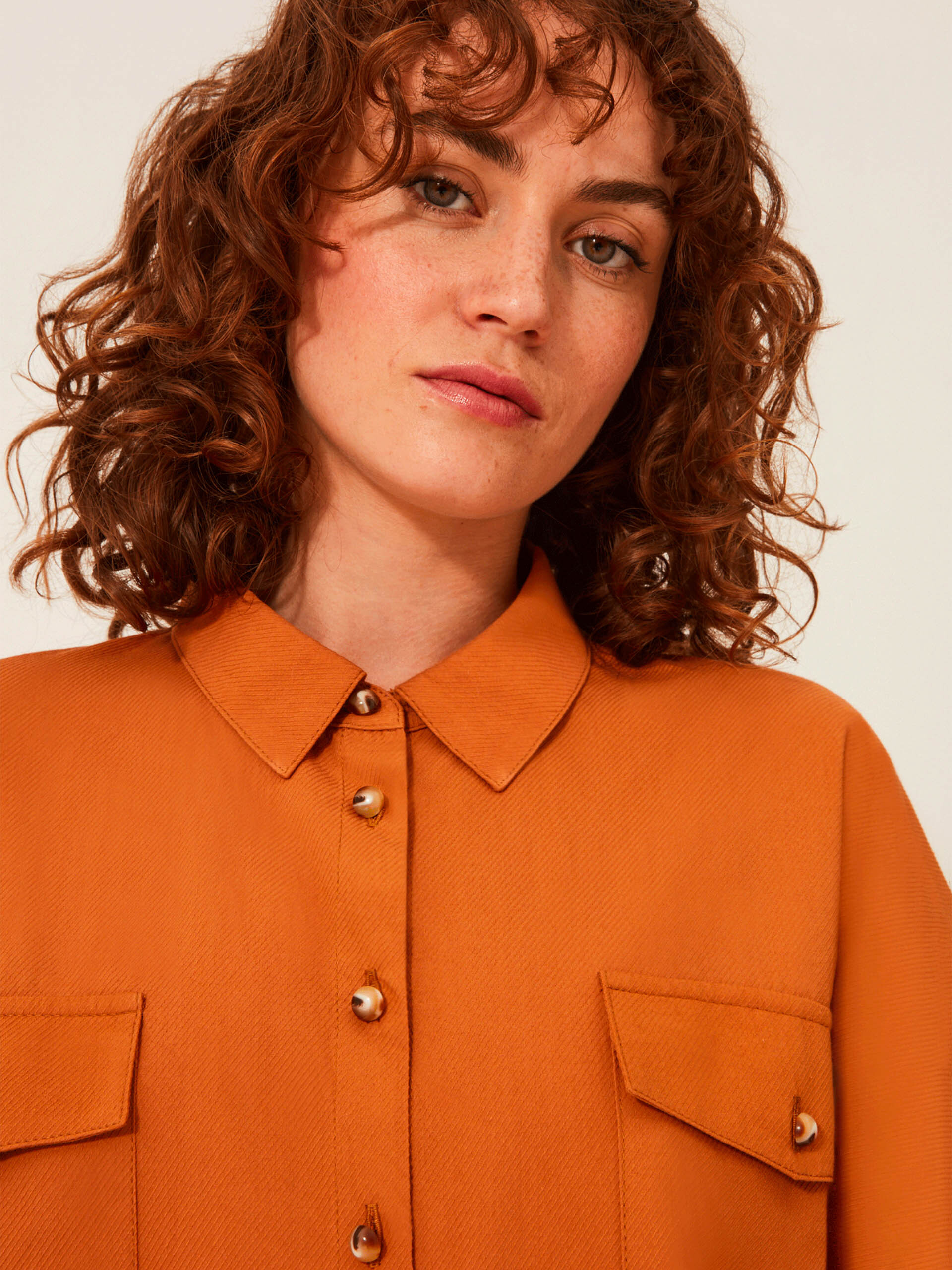 CHEMISE JANICE  Moka , Pr&ecirc;t-&agrave;-porter Bensimon