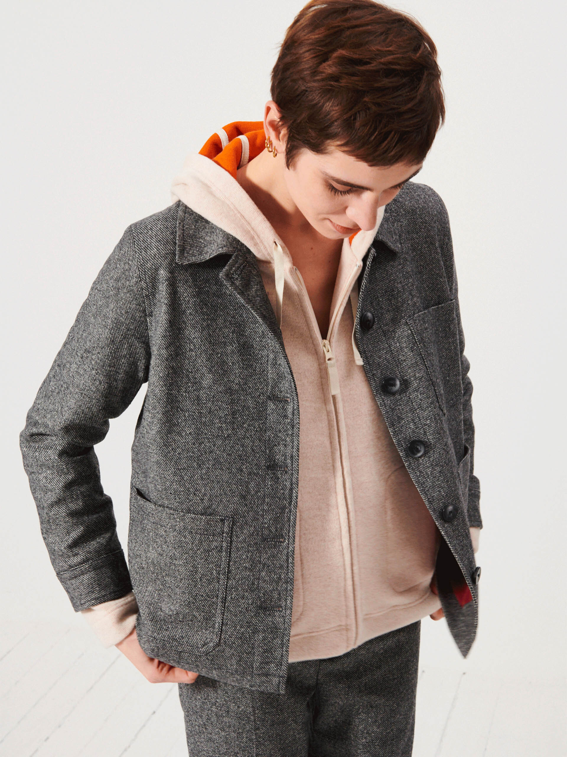 VESTE GOLTA Gris , Prêt-à-porter Bensimon