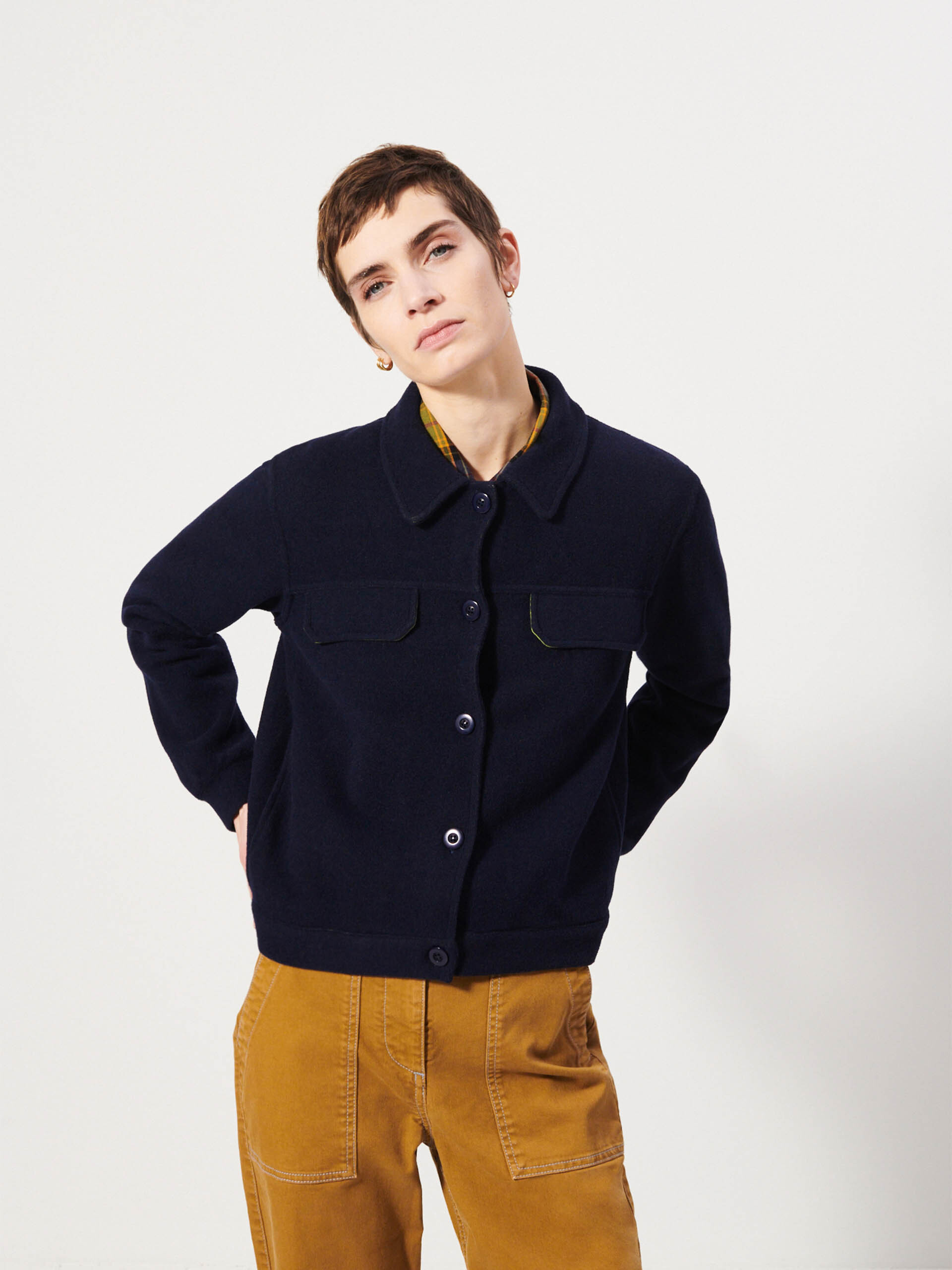 VESTE CELENA  Bleu nuit , Pr&ecirc;t-&agrave;-porter Bensimon