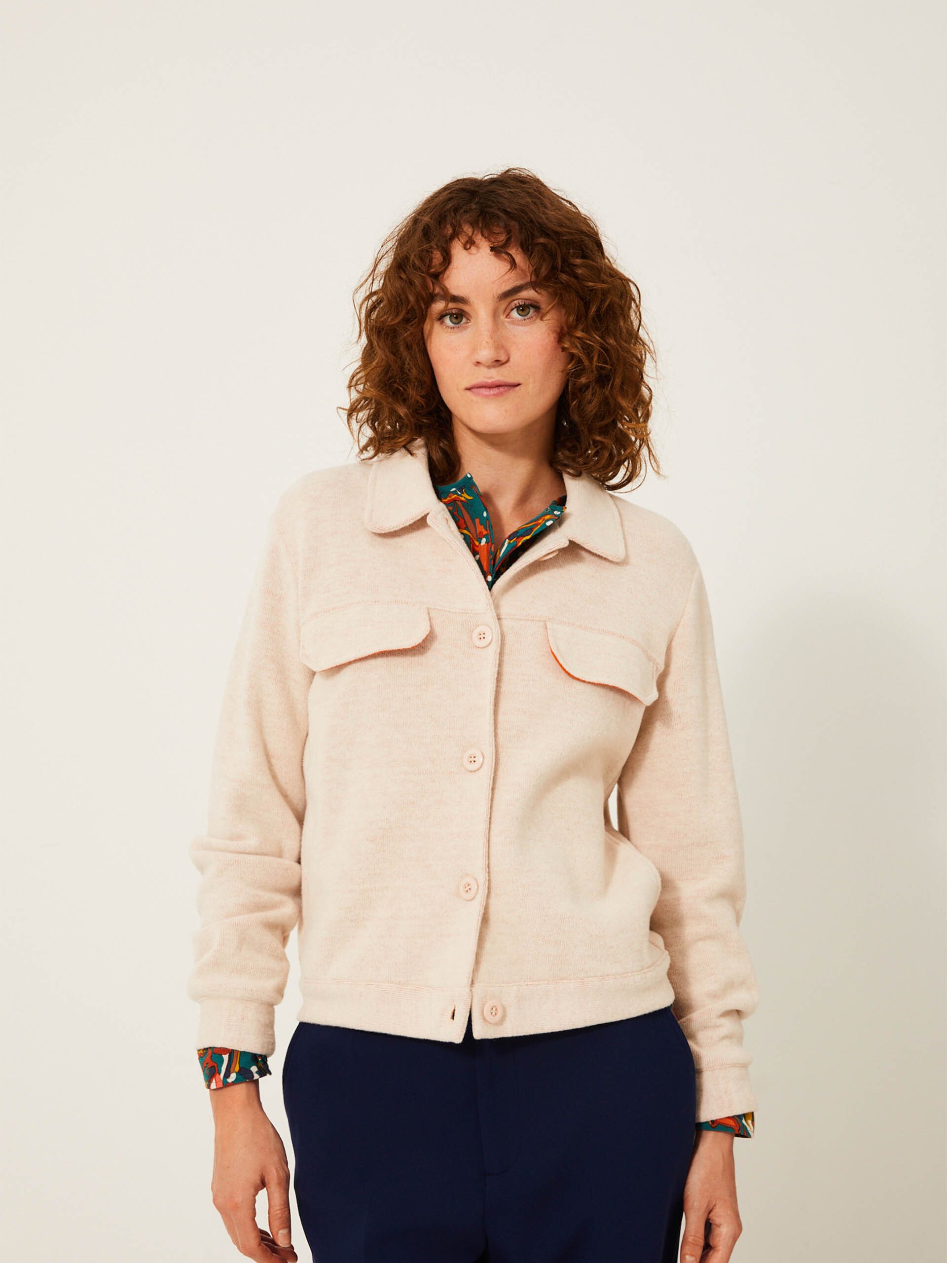 VESTE CELENA  Ecru , Pr&ecirc;t-&agrave;-porter Bensimon