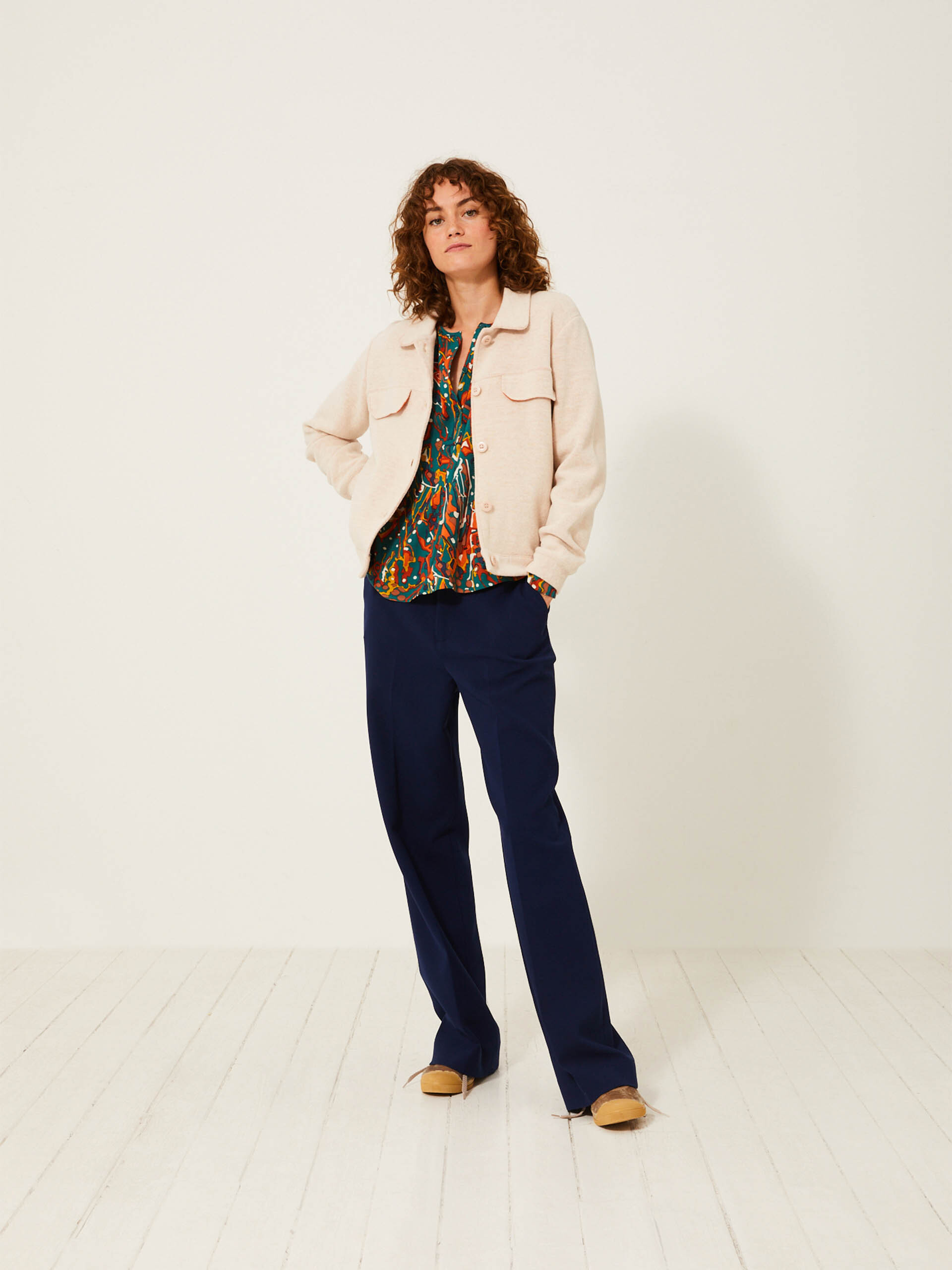 VESTE CELENA  Ecru , Pr&ecirc;t-&agrave;-porter Bensimon