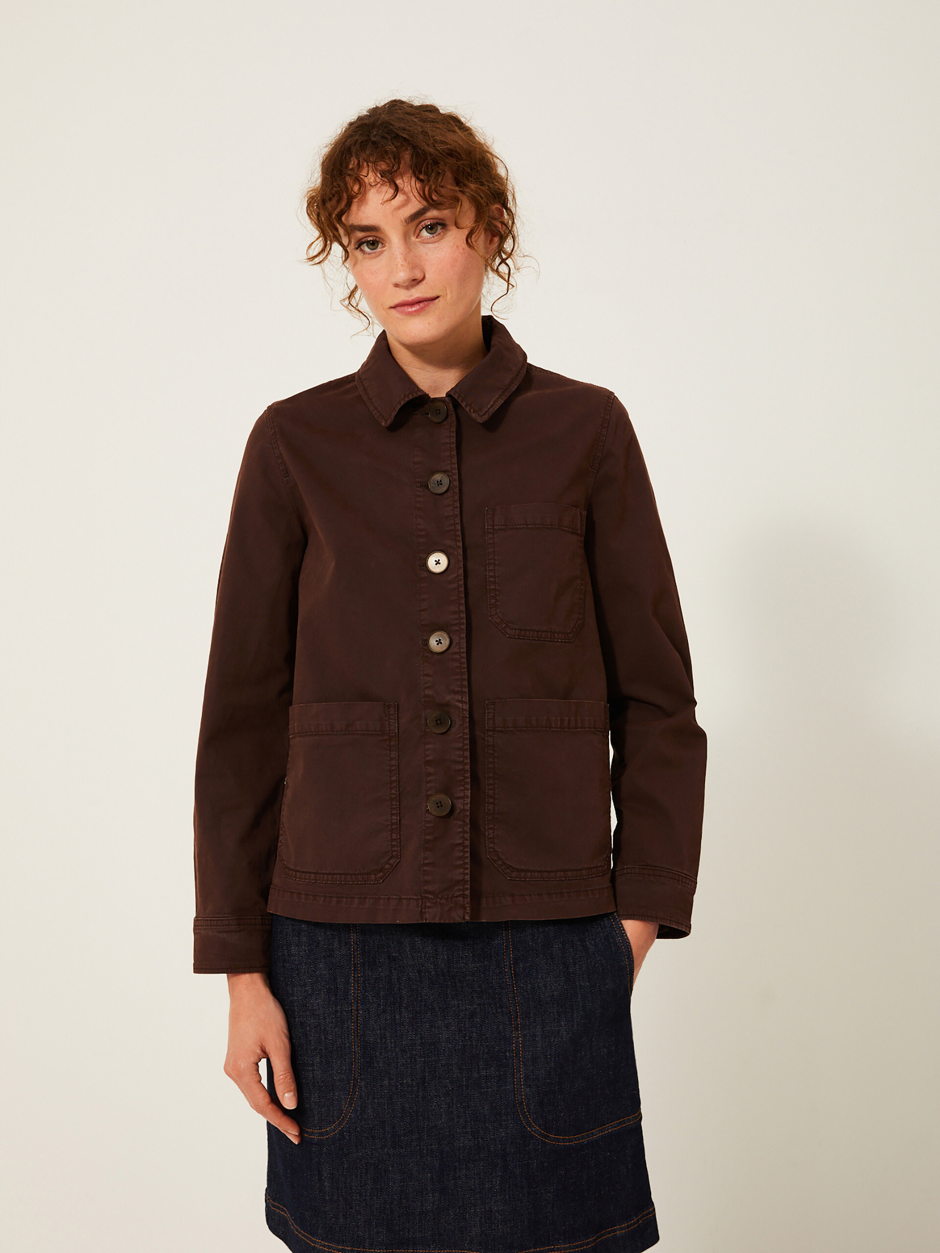 VESTE GOLTA  Reglisse , Pr&ecirc;t-&agrave;-porter Bensimon