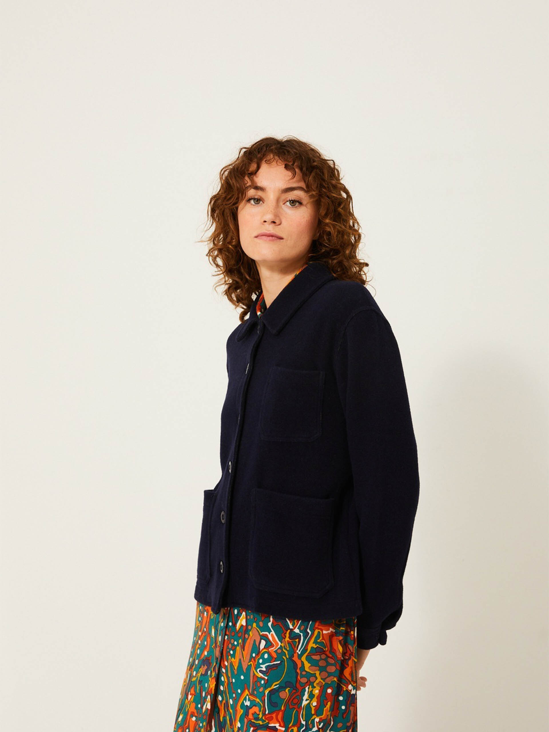VESTE GOLTA  Bleu nuit , Pr&ecirc;t-&agrave;-porter Bensimon
