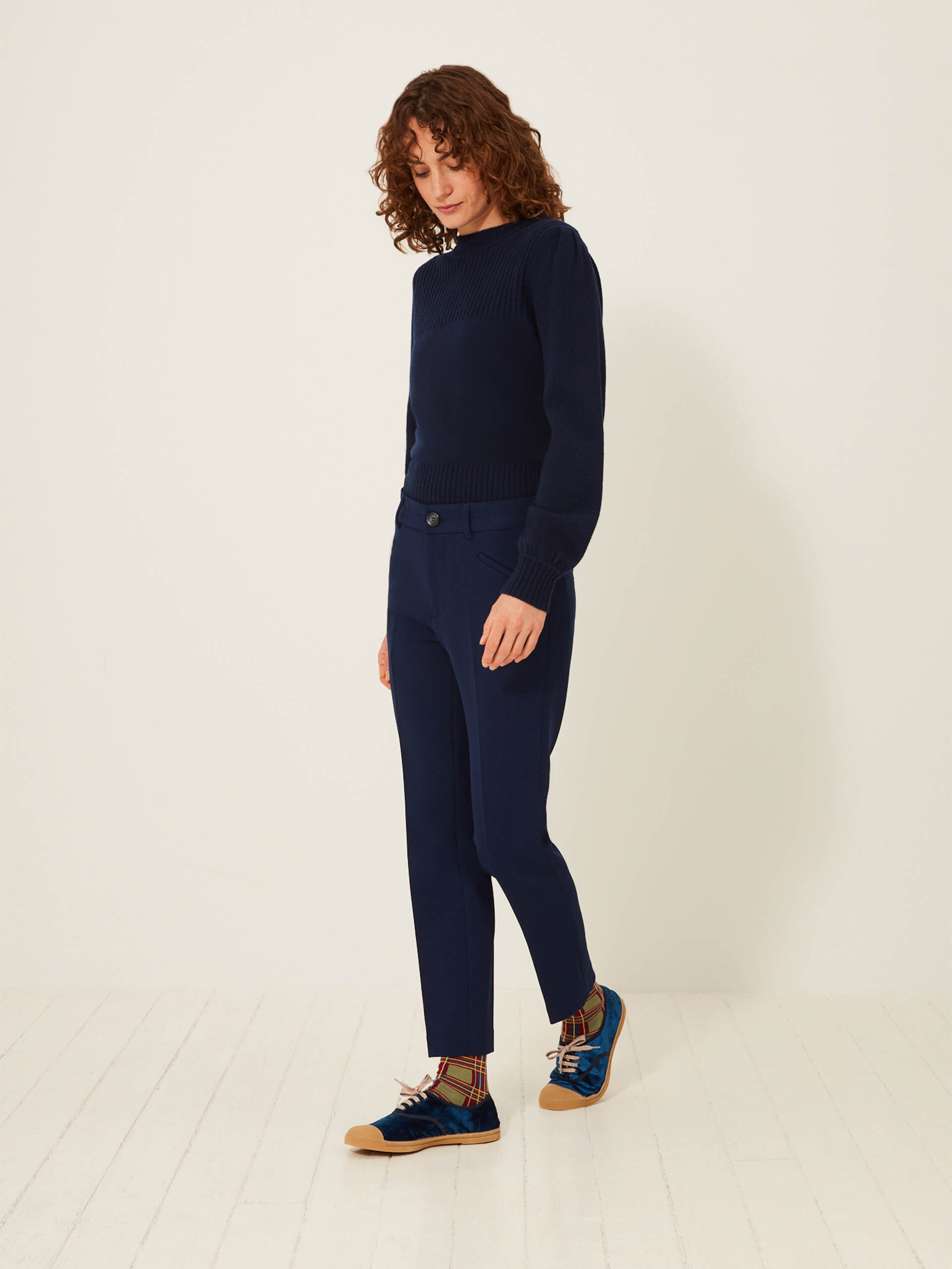 PANTALON ADEMAR  Bleu nuit , Pr&ecirc;t-&agrave;-porter Bensimon