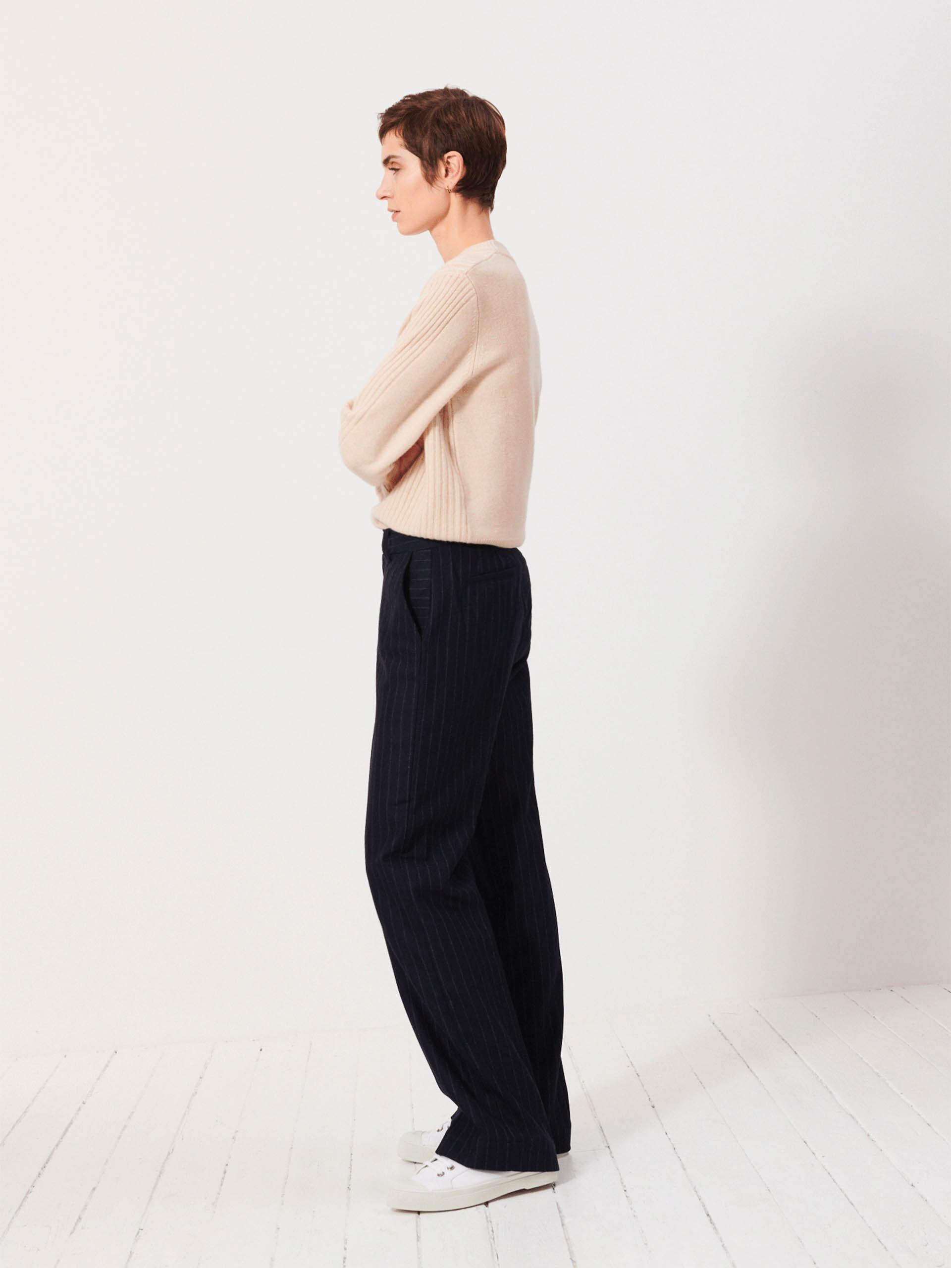 PANTALON DAMA Mafia stripes , Prêt-à-porter Bensimon
