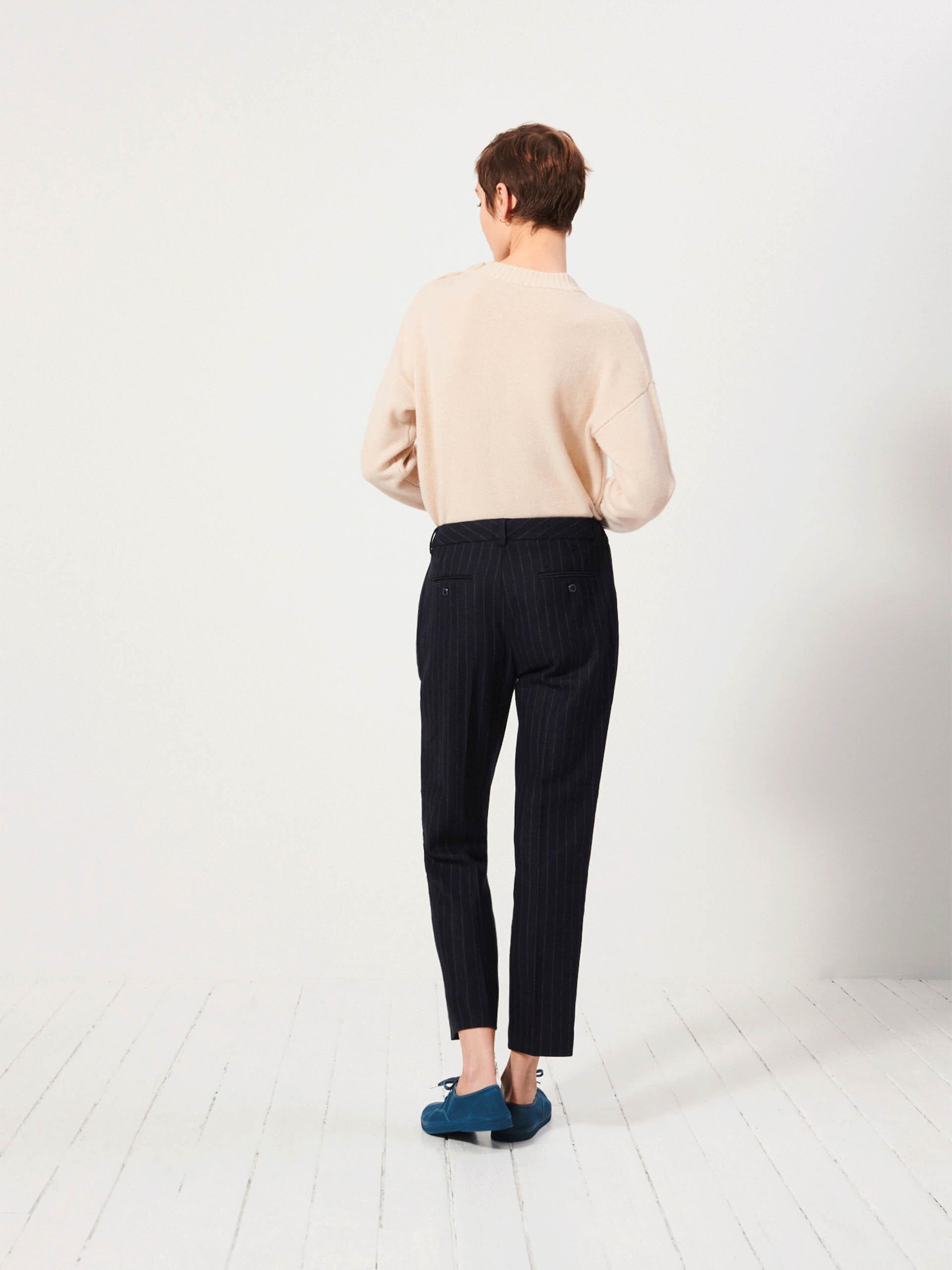 PANTALON ADEMAR Mafia stripes , Prêt-à-porter Bensimon