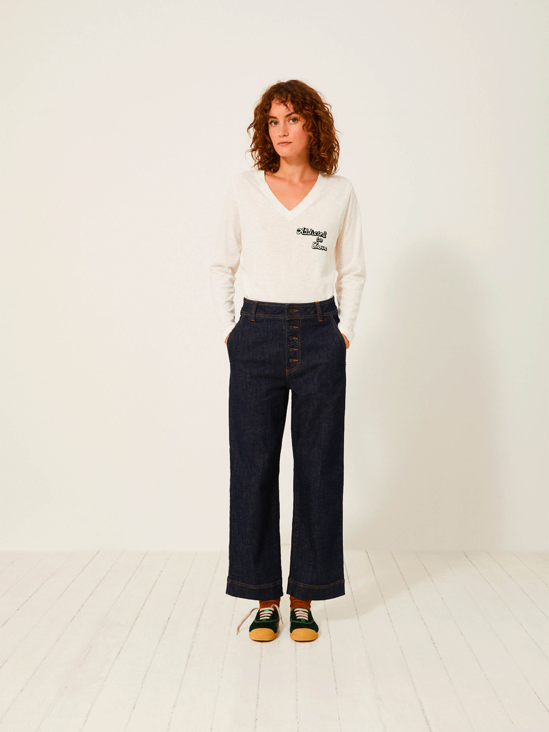 PANTALON ESTELLINE  Jean , Pr&ecirc;t-&agrave;-porter Bensimon