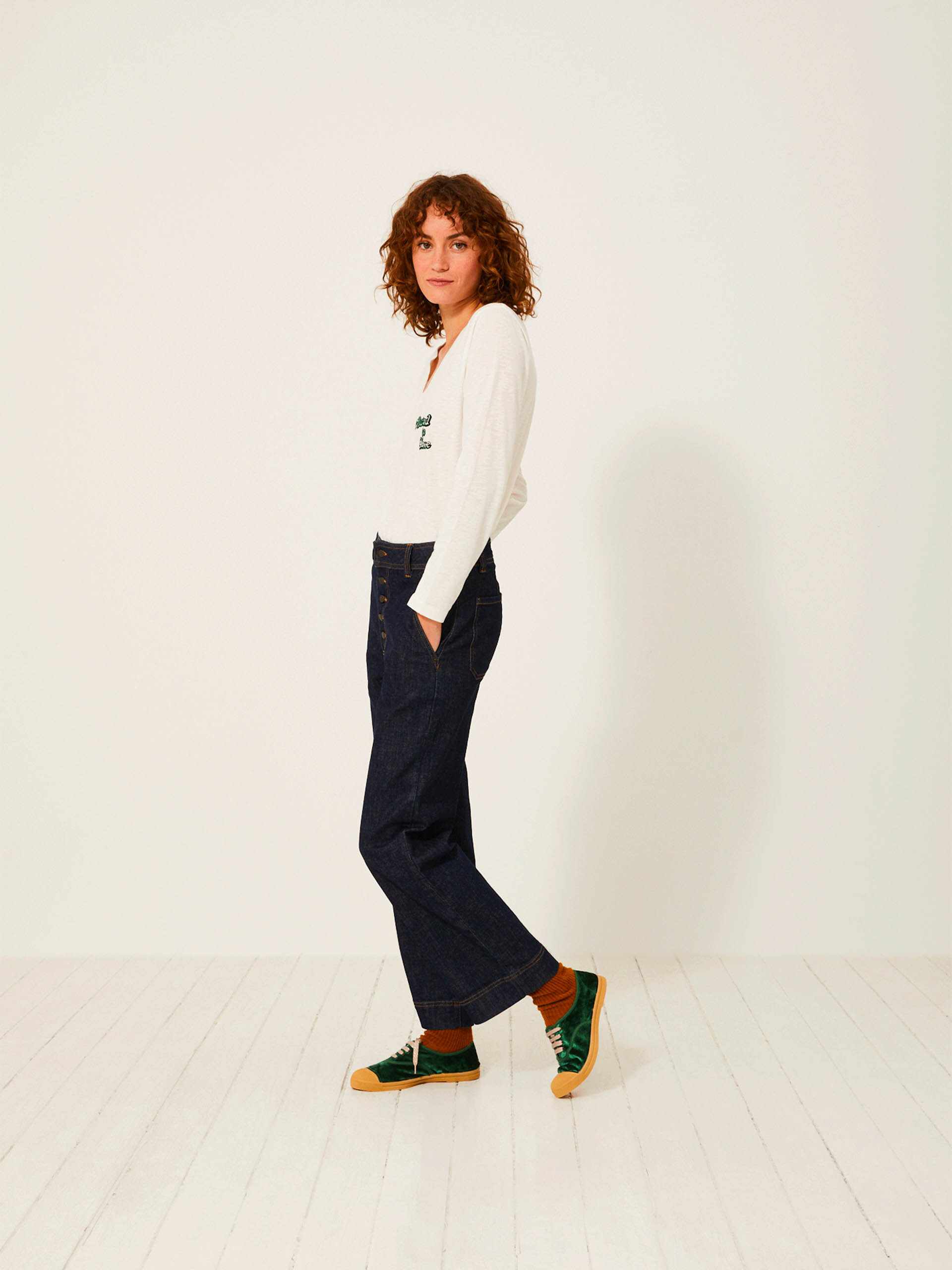 PANTALON ESTELLINE  Jean , Pr&ecirc;t-&agrave;-porter Bensimon