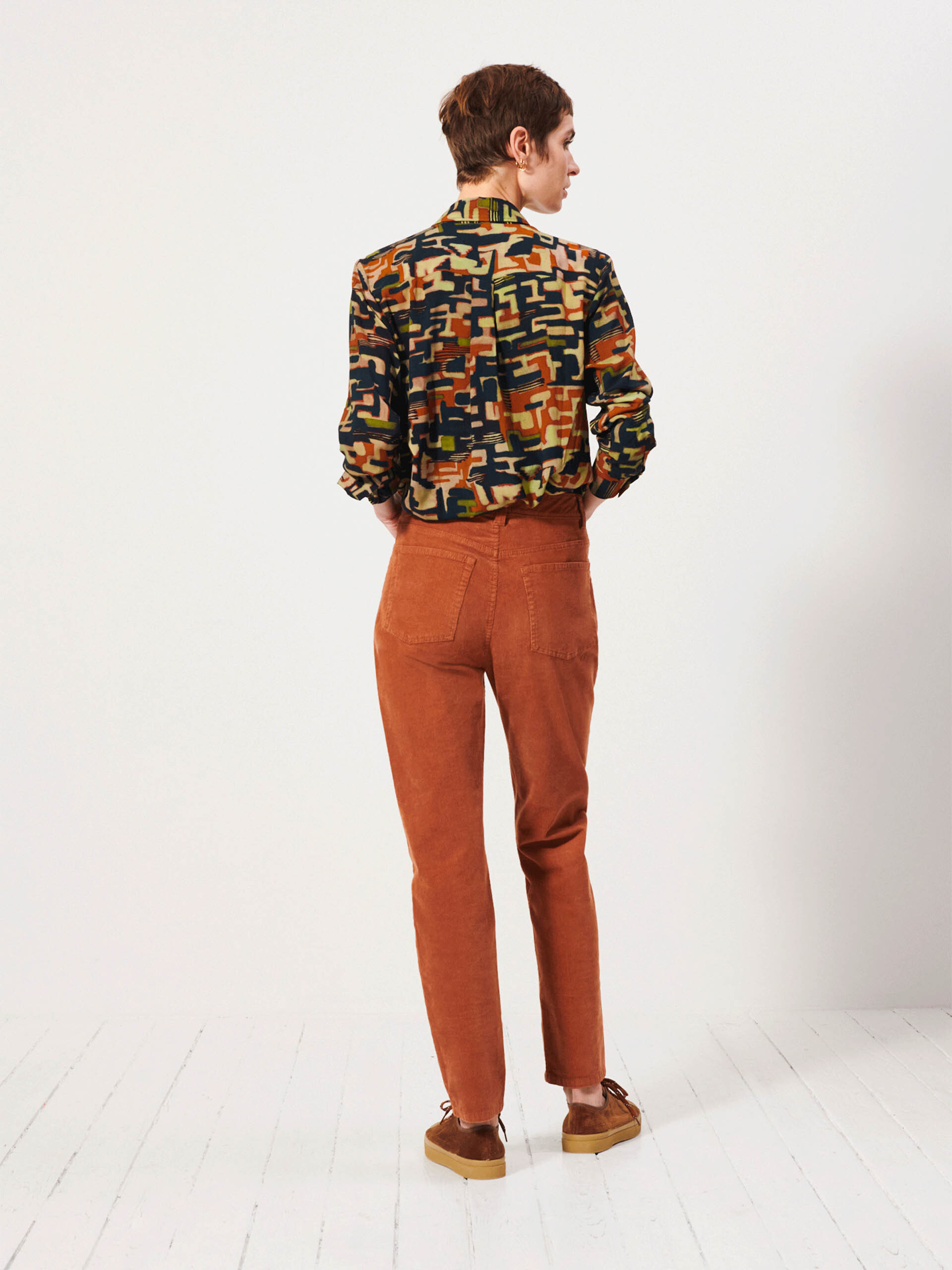 PANTALON FILIBERT  Noisette , Pr&ecirc;t-&agrave;-porter Bensimon