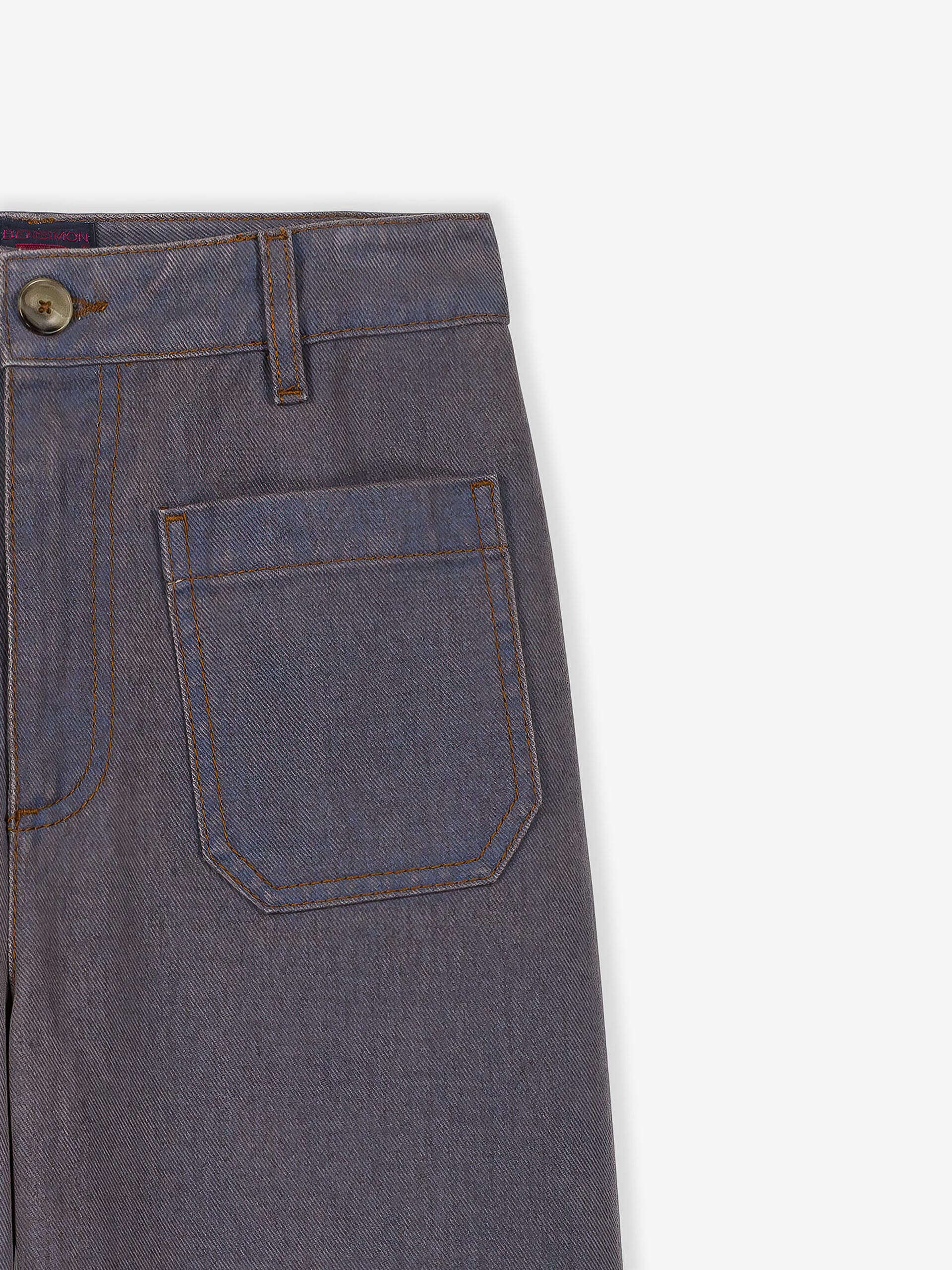 PANTALON BLUA  Bleu de chine , Pr&ecirc;t-&agrave;-porter Bensimon