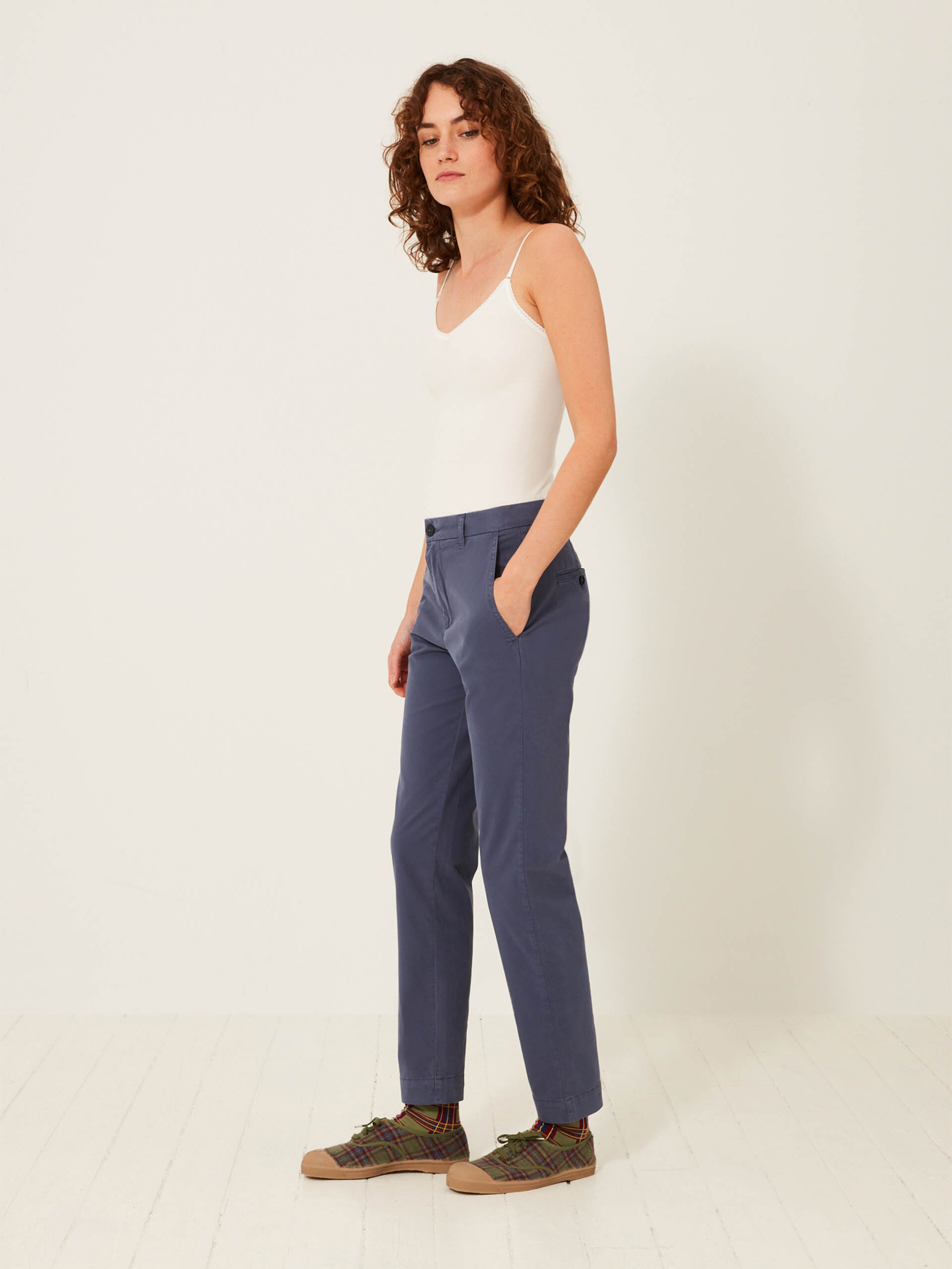 PANTALON GREGOIRE  Reglisse , Pr&ecirc;t-&agrave;-porter Bensimon