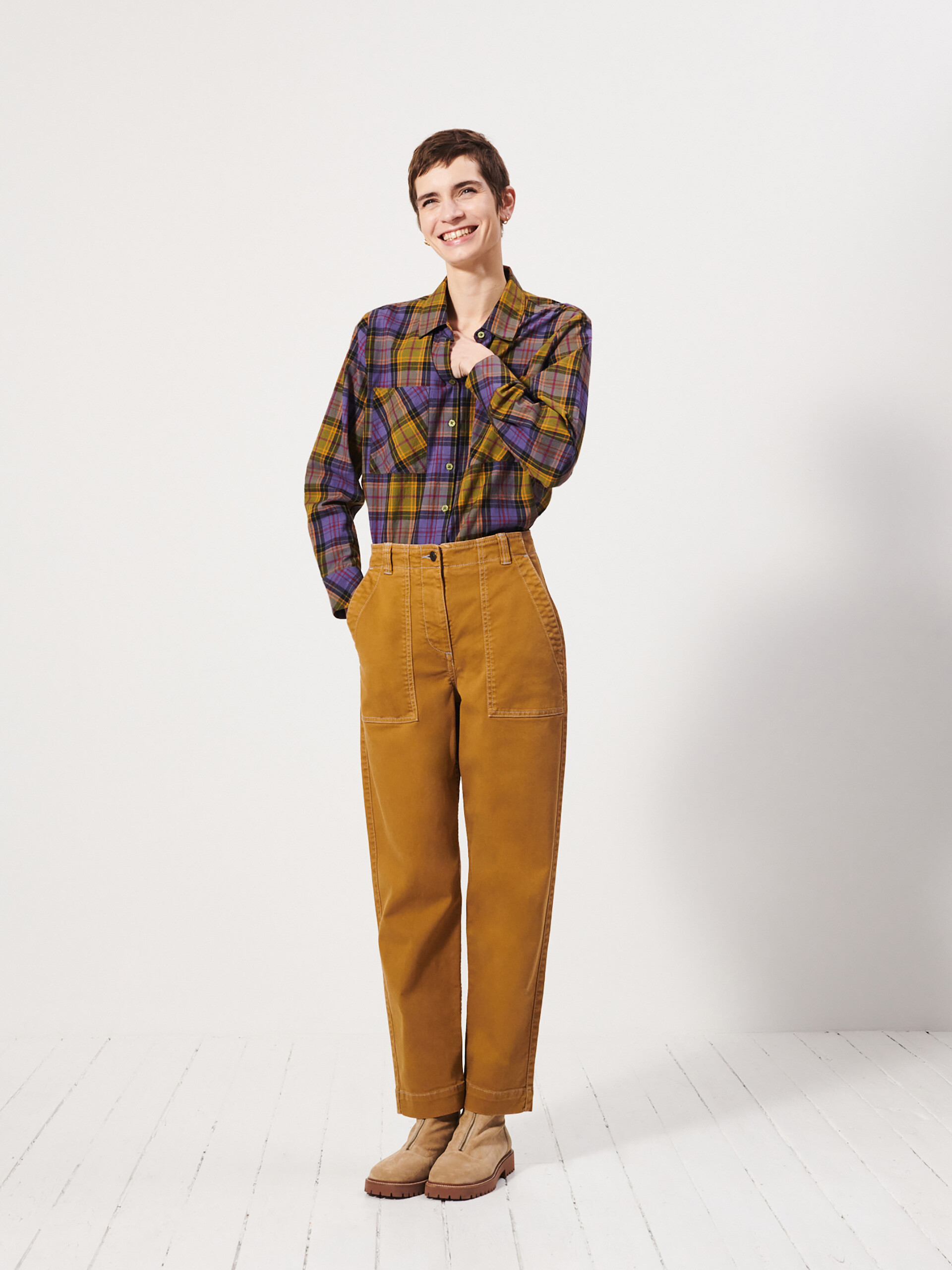 PANTALON HUGUES  Osier , Pr&ecirc;t-&agrave;-porter Bensimon