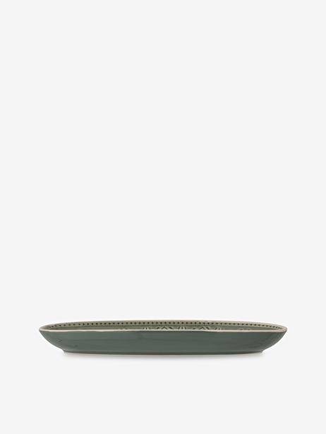 GRAND PLAT RETRO GRES VERT 31X13 - BLOOMINGVILLE  Vert , Maison Bensimon