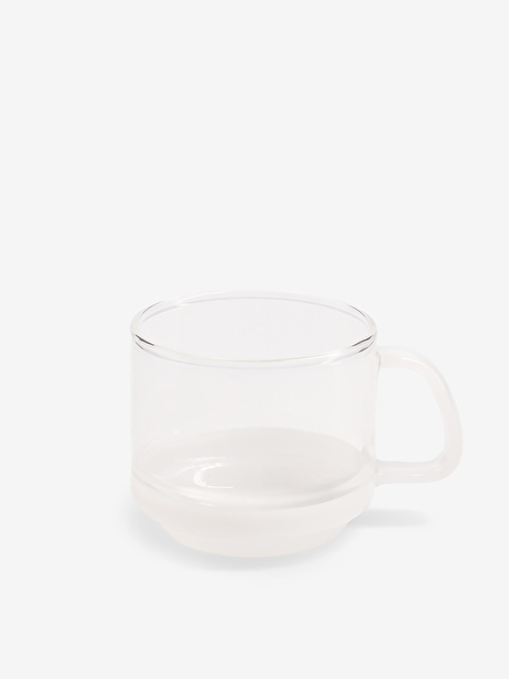 SET 2 TASSES ESPRESSO MILKY BLANC  Blanc , Maison Bensimon