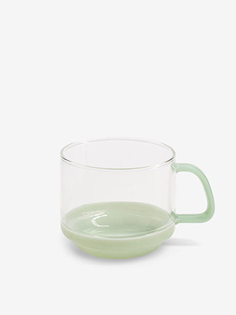 SET 2 TASSES MILKY JADE BOROSILICATE  Jade , Maison Bensimon