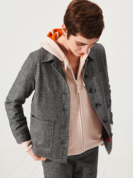 VESTE GOLTA  Gris , Prêt-à-porter Bensimon