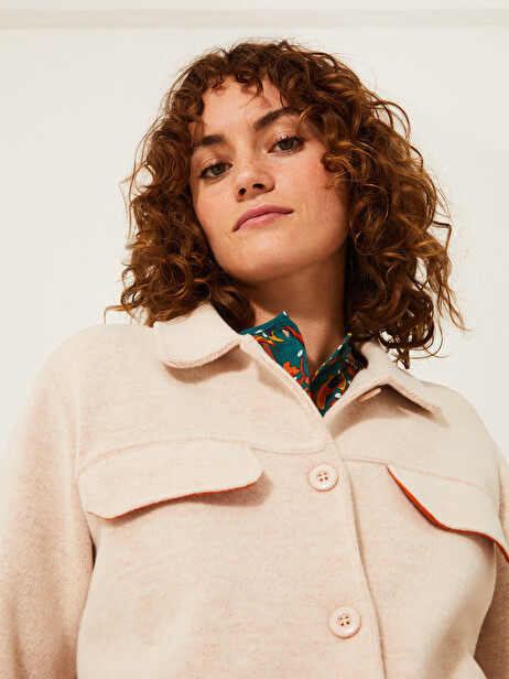 VESTE CELENA  Ecru , Prêt-à-porter Bensimon