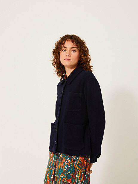 VESTE GOLTA  Bleu nuit , Pr&ecirc;t-&agrave;-porter Bensimon