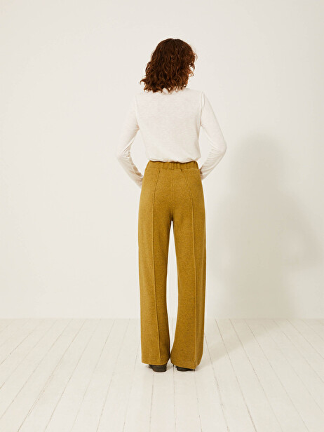 PANTALON HEIKO  Havane , Prêt-à-porter Bensimon