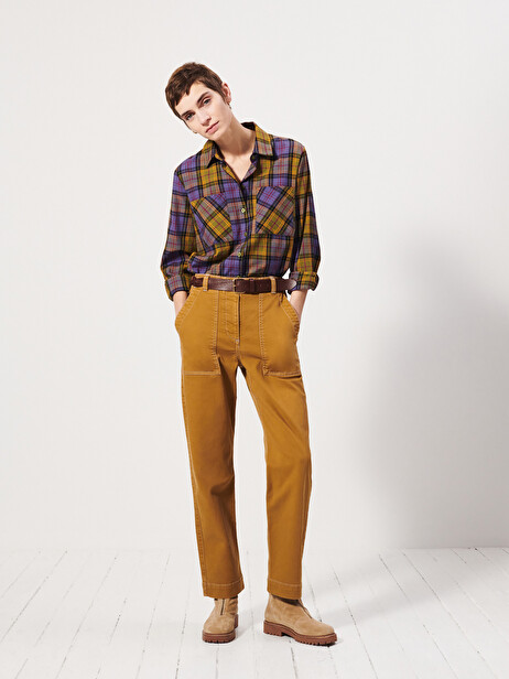 PANTALON HUGUES  Osier , Prêt-à-porter Bensimon