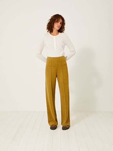 PANTALON HEIKO  Havane , Prêt-à-porter Bensimon