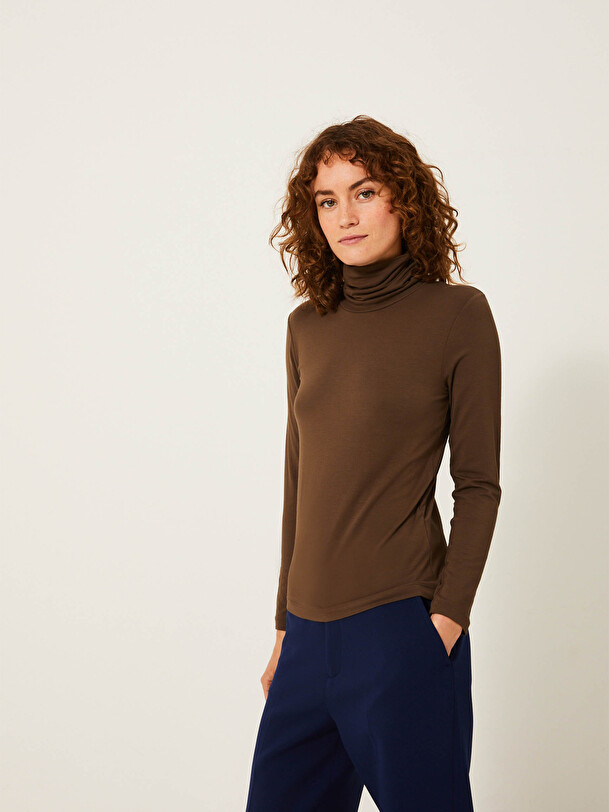 TEE SHIRT ELWIRE  Cachou , Pr&ecirc;t-&agrave;-porter Bensimon