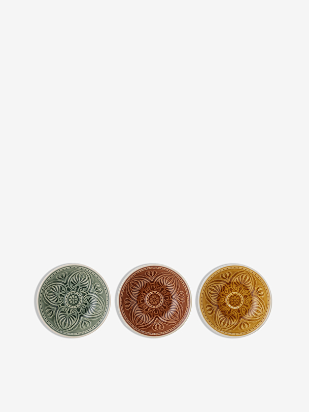 SET DE 3 BOWLS RETRO GRES D13 - BLOOMINGVILLE Multicolore , Maison Bensimon