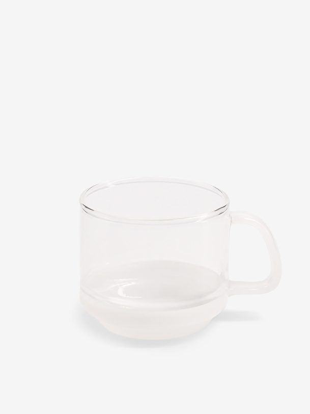 SET 2 TASSES ESPRESSO MILKY BLANC  Blanc , Maison Bensimon