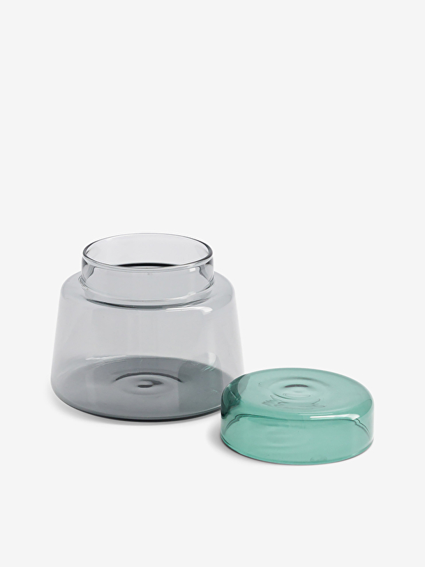 POT BICOLORE GRIS EMERAUDE Gris fume , Maison Bensimon