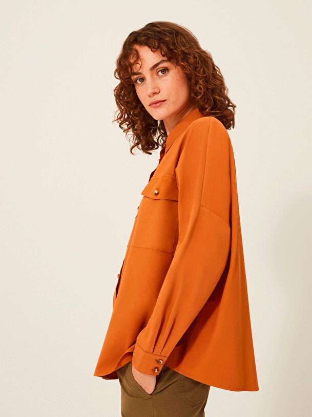 CHEMISE JANICE  Moka , Pr&ecirc;t-&agrave;-porter Bensimon