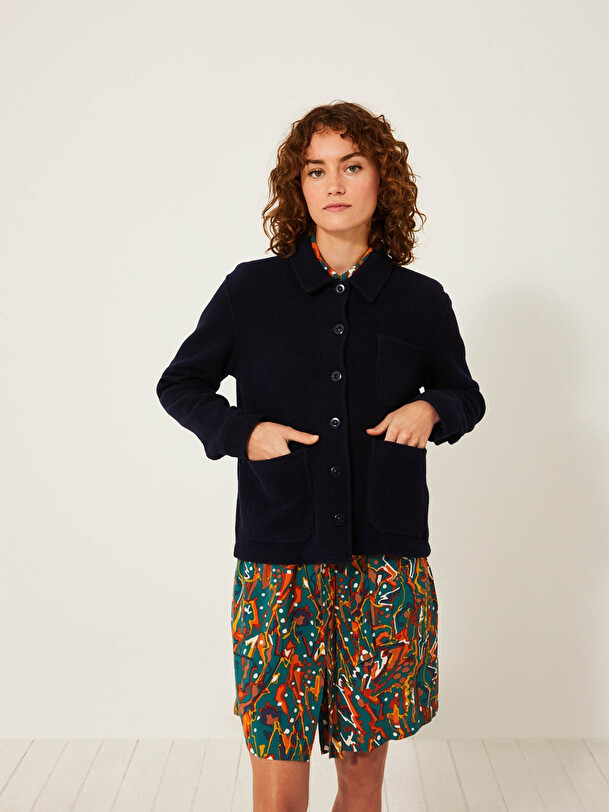 VESTE GOLTA  Bleu nuit , Pr&ecirc;t-&agrave;-porter Bensimon