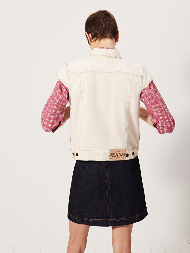 VESTE KINDACA  Ecru , Pr&ecirc;t-&agrave;-porter Bensimon