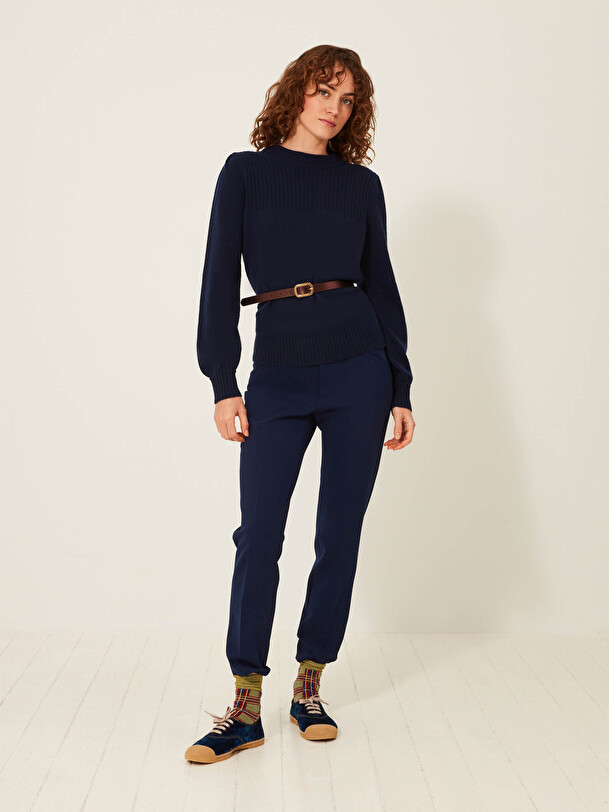 PANTALON ADEMAR  Bleu nuit , Pr&ecirc;t-&agrave;-porter Bensimon