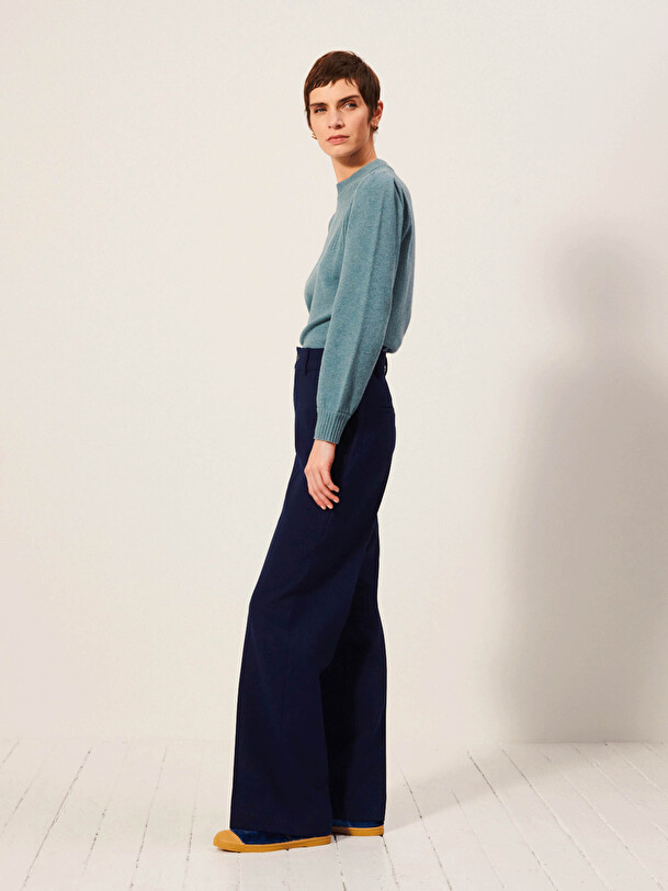 PANTALON DAMA Bleu nuit , Prêt-à-porter Bensimon